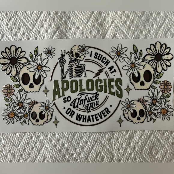 Unf*ck Yourself or Whatever Cup Decal - Picture 3 of 3